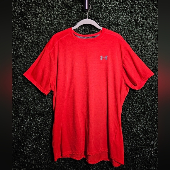 Under Armour Other - Under Armour Men's Bright Red Short Sleeve Tee